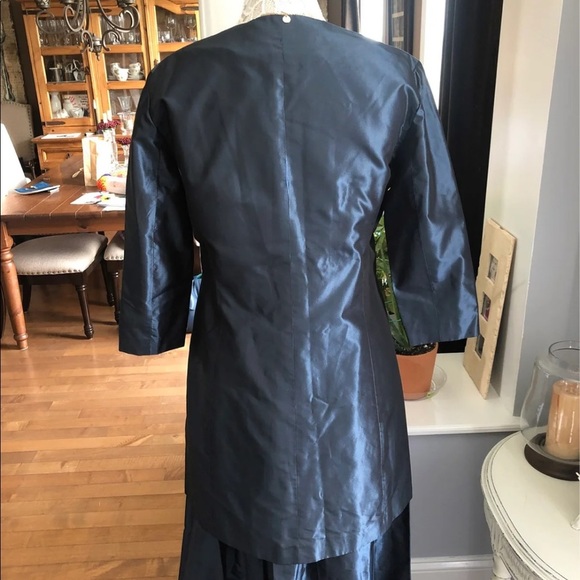 Max Studio Leon Max 100% silk coat & skirt NWT - Picture 5 of 13